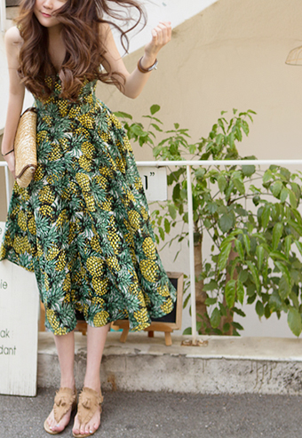 Pineapple Summer Dress_ops