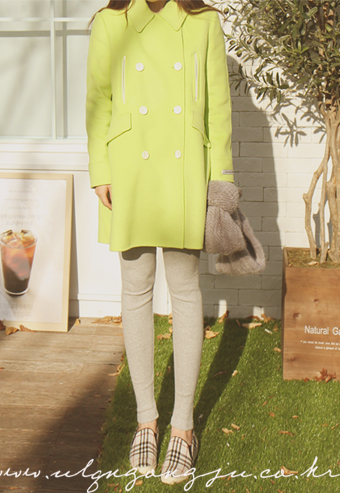 Lime coat (HAND MADE 수제품)