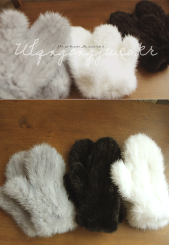 bunny&#039;s fur gloves acc.