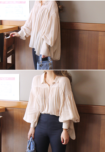 Ariana shirring blouse[단독주문시 당일출고]